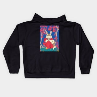 Autumn Rabbit Fall For You - Perfect Giant Rabbit Bunny Pet for the Season Kids Hoodie